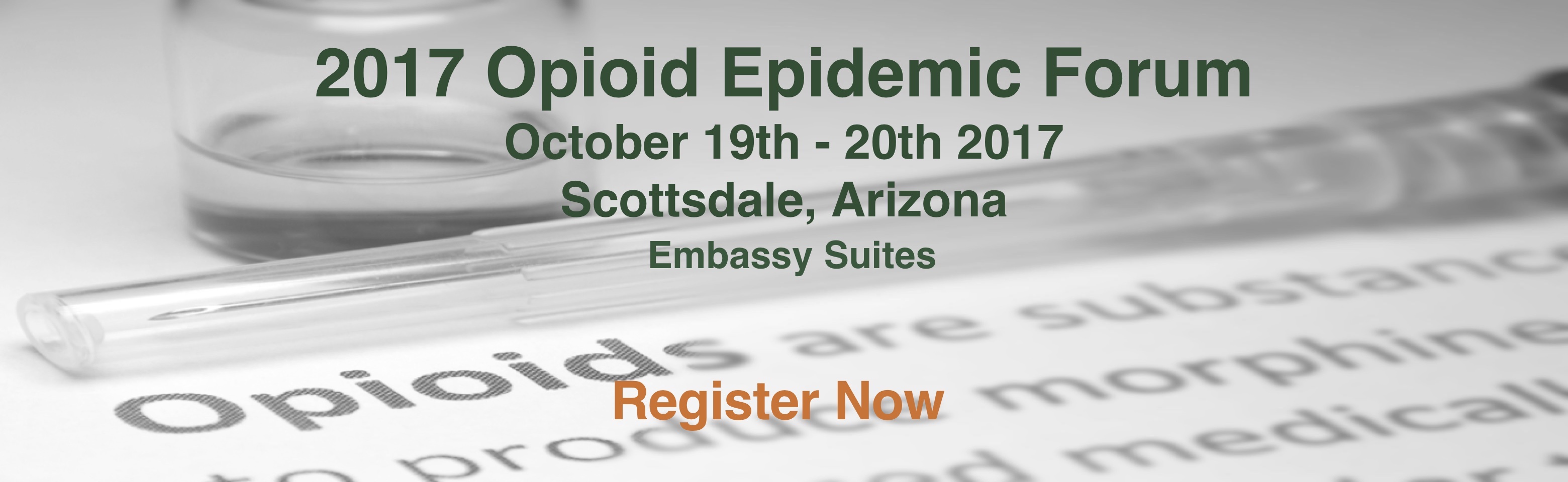 Opioid Epidemic Forum